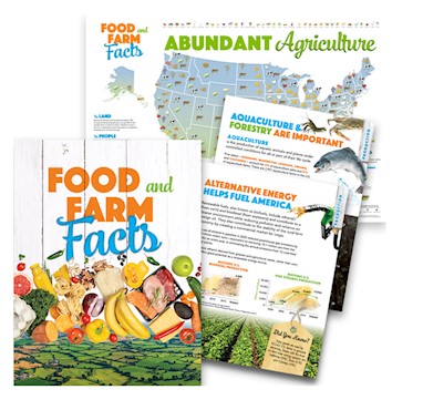 Food And Farm Facts Book & Map